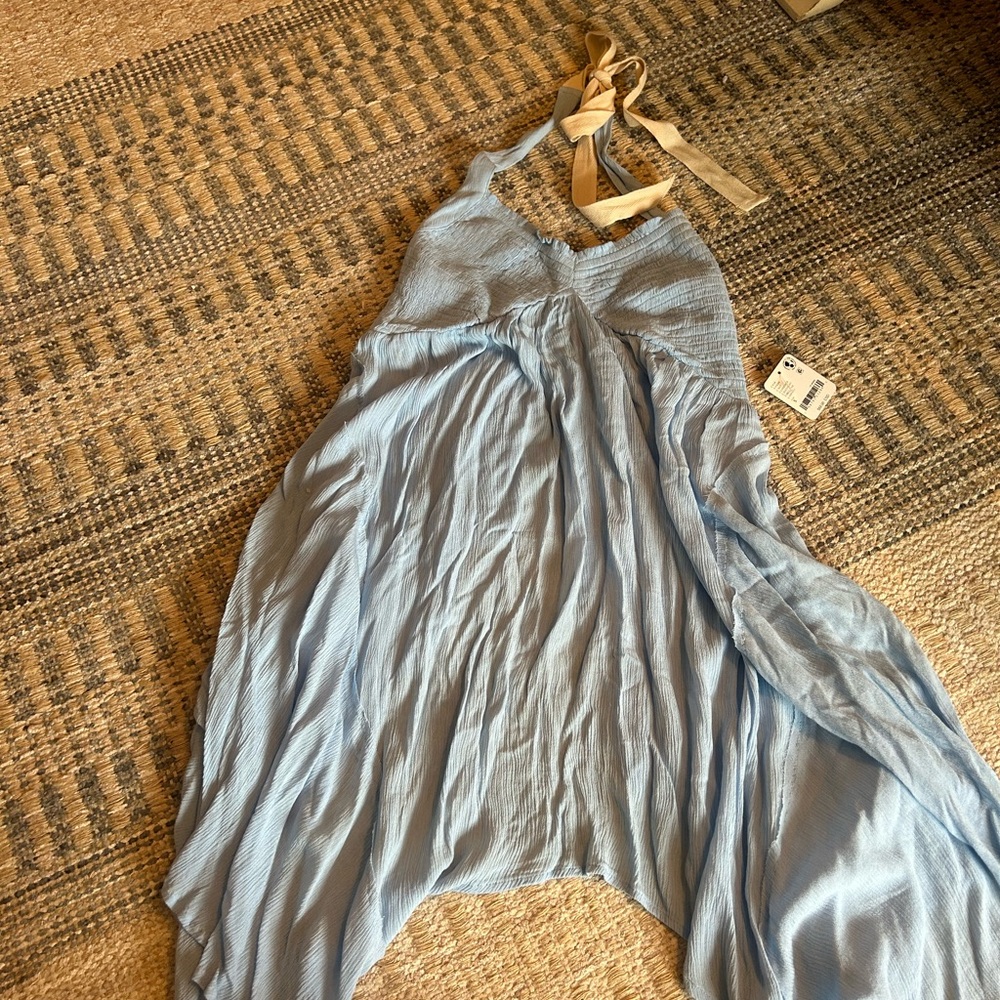 Free People Sky Blue Flowy Camisole